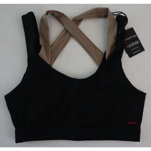 n:philanthropy Women's Sz XS Black Revolve Tille Unpadded Sports Bra - Picture 1 of 5